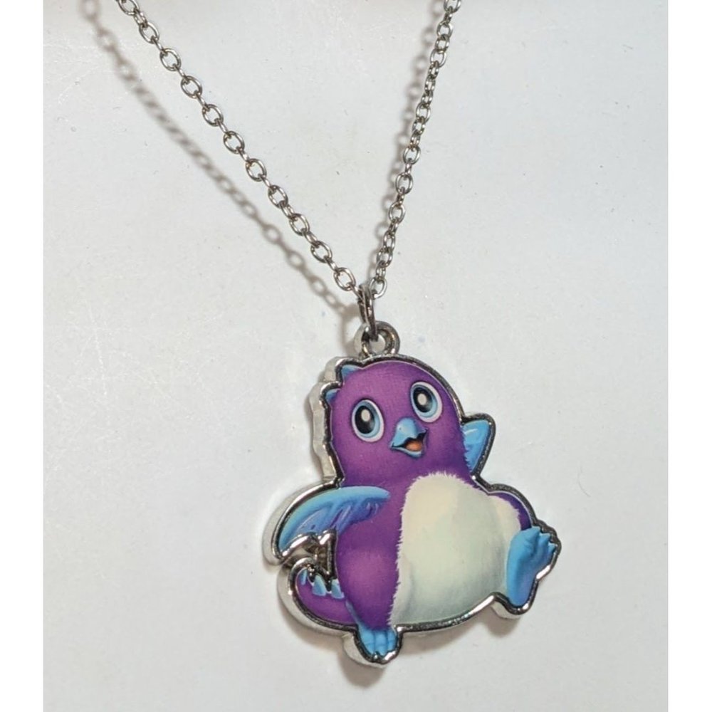 Purple And Blue Hatchimals Necklace